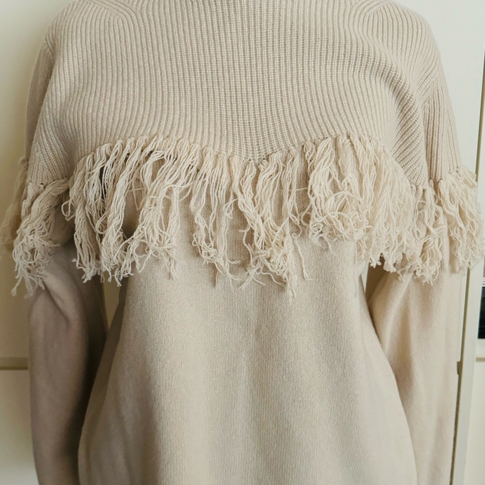 CARLISLE-  pullover fringed sweater.  Perfect for cool Spring weather.   XL NWOT